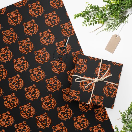 Discover Cincinnati Football Wrapping Paper, Sports Gift Wrap