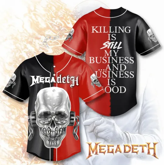 Megadeth Baseball Jersey