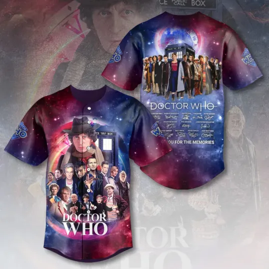 Doctor Who Thank You Baseball Jersey