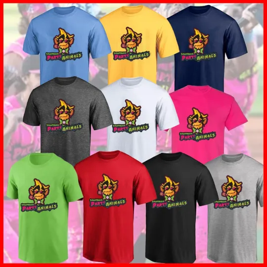 Discover HOT 2025 #Savannah #Party Animals Baseball Unisex Shirt All Size S-5XL