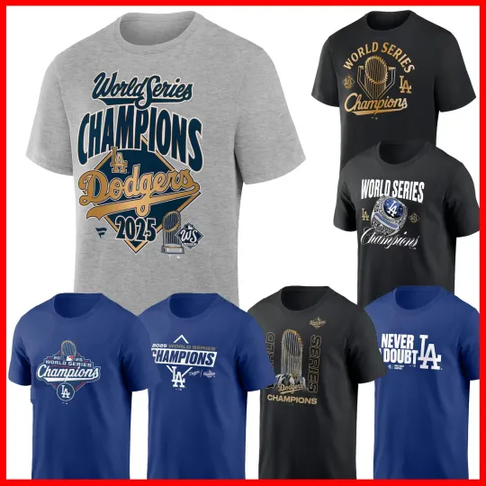 Discover Los Angeles Dodgers 2025 World Series Champions All Design For Adult & Kid