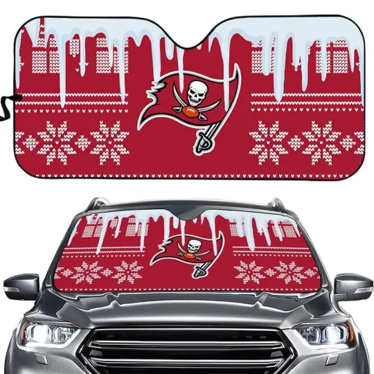 Tampa Bay Buccaneers Football Team Car Sunshade