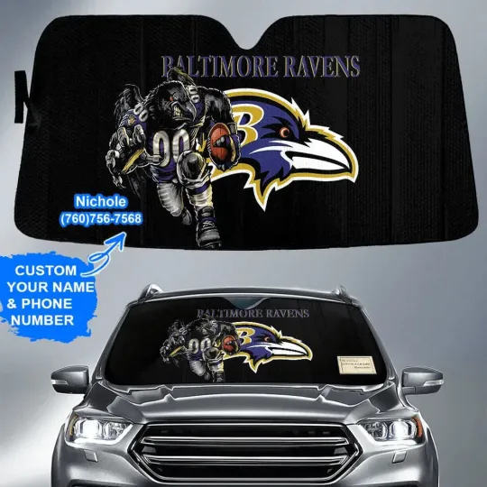 Discover American FootBall Team Car  Sunshade Amazing Best Gift, Car UV Protector Gift