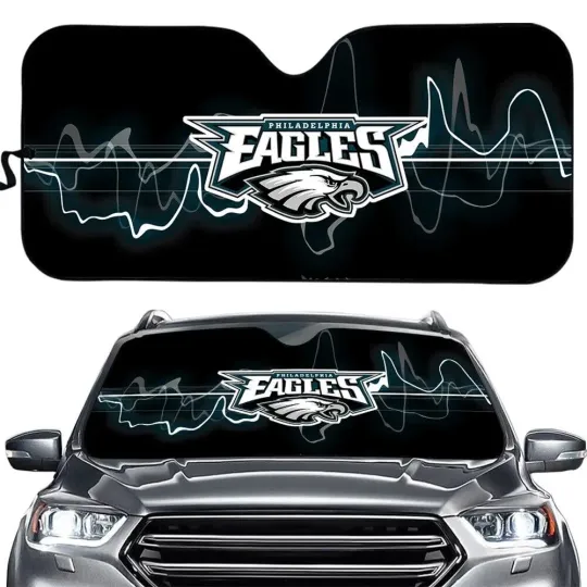 Philadelphia Eagles Football Team Car Sunshade