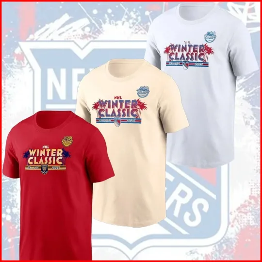 New York Rangers Hockey Team Winter Classic 2026 At Miami All Size S-5XL