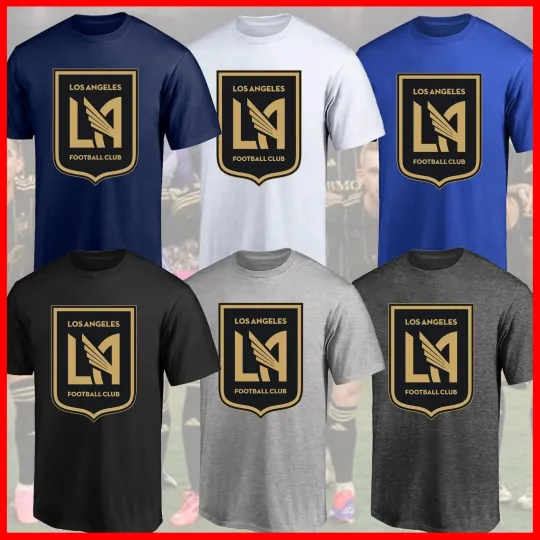 Discover Los Angeles FC Logo Shirt S-5XL, Gift For Fans, LAFC Footaball Club