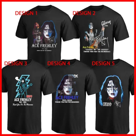 Ace Frehley 1951-2025 Signature Thank You For Memories, Ace Frehley Signature