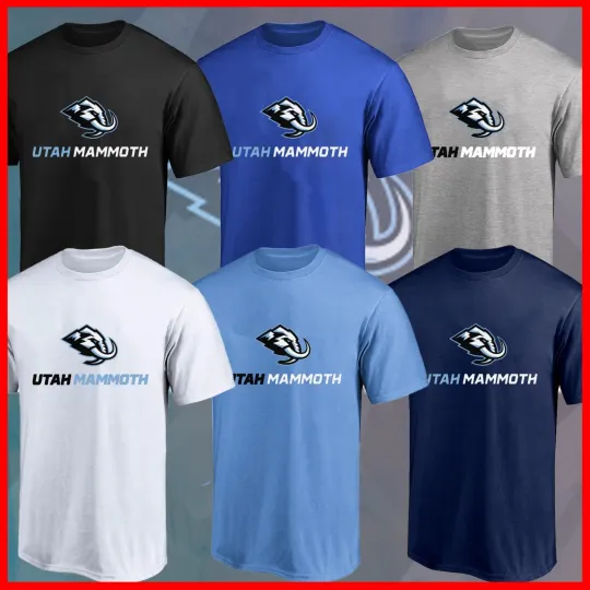 Discover Utah Mammoth Hockey Team 2025 Logo All Size S-5XL