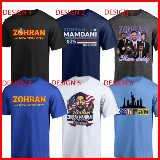 Discover Zohran For NYC Mayor 2025 Shirt, Mayor Mamdani 2025 - NYC’s First Muslim Mayor