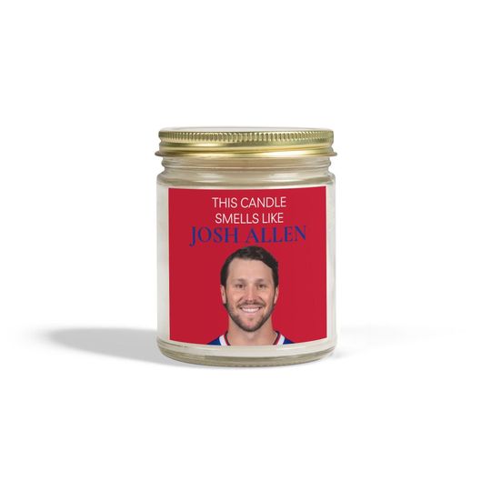 Josh Allen Candle - Buffalo Bills Fan Gift