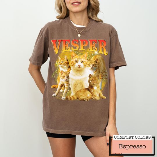 Discover Custom Cat Photos Shirt - Personailized Pet Bootleg Outfit