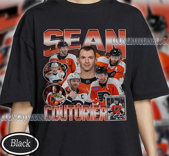 Discover Vintage Sean Couturier shirt, Sean Couturier Tee, Sean Couturier Tee, Bootleg Rap tee, Philadelphia Youth Hockey Tee