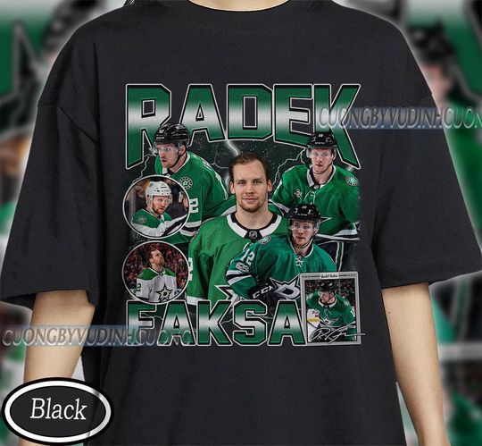 Discover Vintage Radek Faksa shirt, Radek Faksa Tee, Radek Faksa Tee, Bootleg Rap tee, Dallas Youth Hockey Tee
