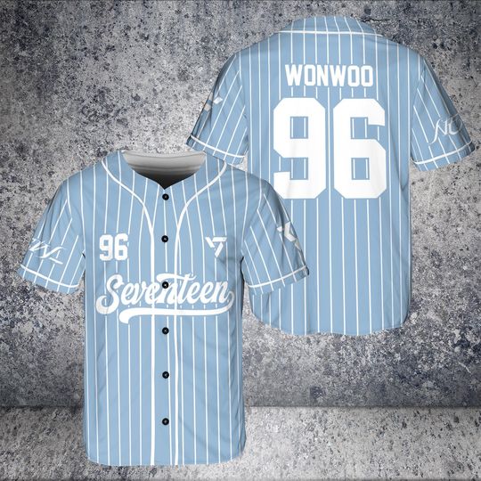 Discover Customizable Seventeen Baseball Jersey, K-Pop Seventeen World Tour Concert, Seventeen 2025 World Tour, Seventeen The8, Vernon, Woozi