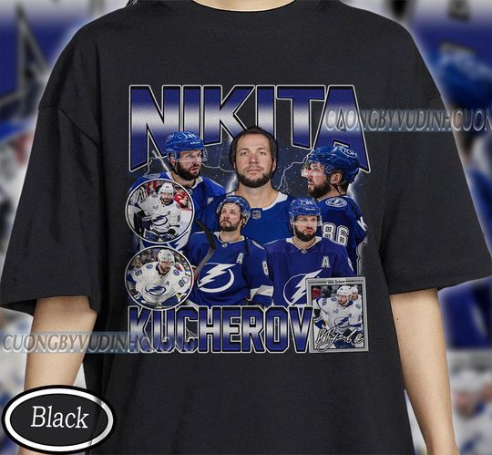 Discover Vintage Nikita Kucherov shirt, Nikita Kucherov Tee, Nikita Kucherov Tee, Bootleg Rap tee, Tampa Bay Youth Hockey Tee