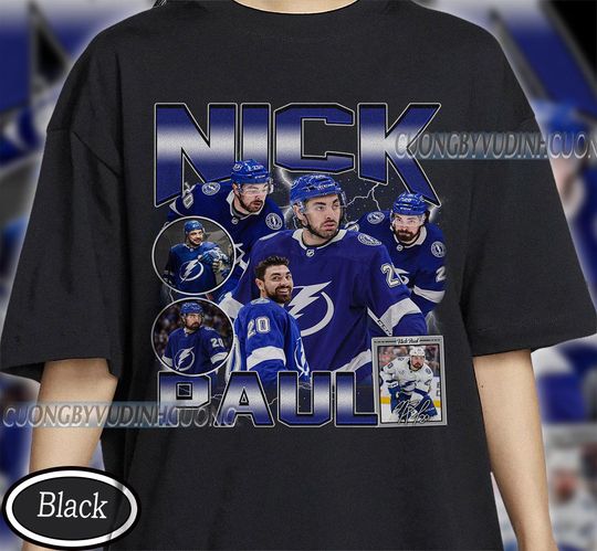 Discover Vintage Nick Paul shirt, Nick Paul Tee,  Nick Paul Tee, Bootleg Rap tee, Tampa Bay Youth Hockey Tee