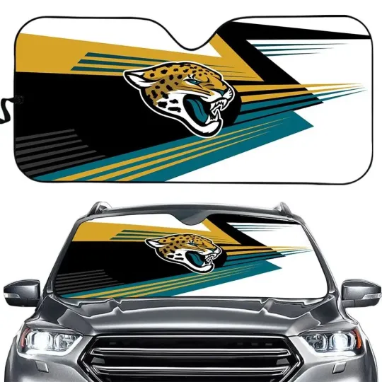 Jacksonville Jaguars Football Team Car Sunshade