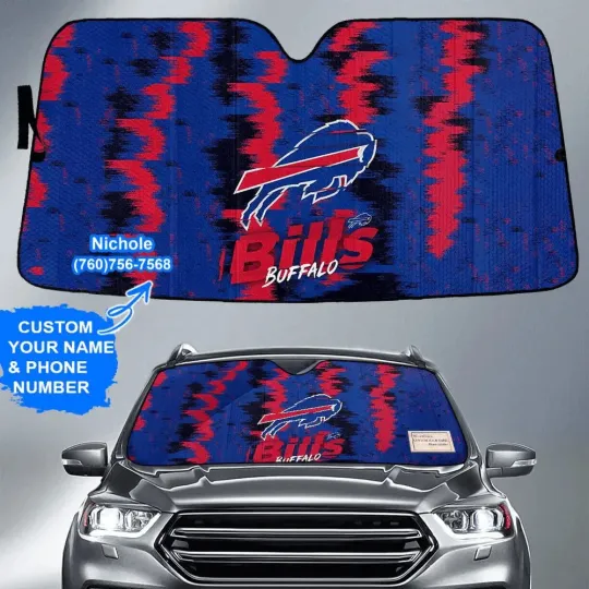 Discover Buffalo Bills Football Team Car Sunshade