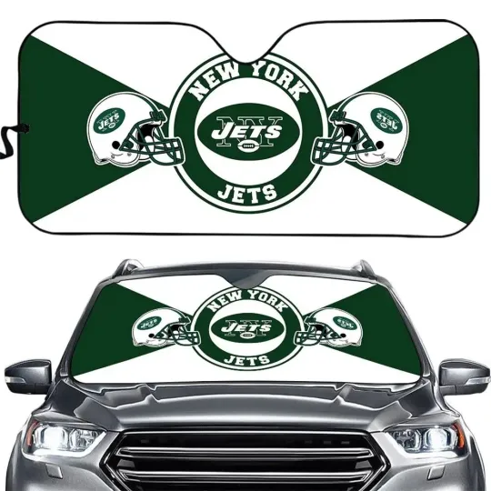 Discover New York Jets Football Team Car Sunshade