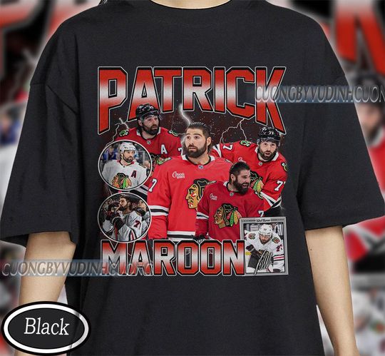 Discover Vintage Patrick Maroon shirt, Patrick Maroon Tee, Patrick Maroon Tee, Bootleg Rap tee, Chicago Youth Hockey Tee