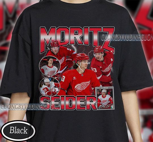 Discover Vintage Moritz Seider shirt, Moritz Seider Tee, Comfort colors Moritz Seider Tee, Bootleg Rap tee, Detroit Youth Hockey Tee