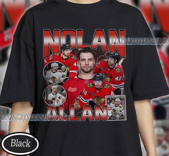 Discover Vintage Nolan Allan shirt, Nolan Allan Tee, Comfort colors Nolan Allan Tee, Bootleg Rap tee, Chicago Youth Hockey Tee