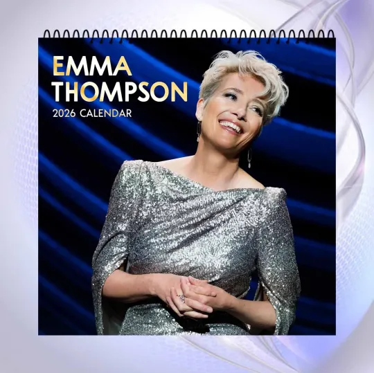 Emma Thompson 2026 Calendar, Classic Hollywood Star Wall Calendar, Elegant Gift