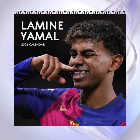 Discover Lamine Yamal 2026 Calendar, FC Barcelona Football Calendar, Rising Star Gift