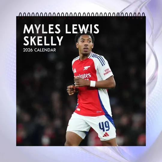 Discover Myles Lewis-Skelly 2026 Calendar, Arsenal Football Calendar  Premier League Gift