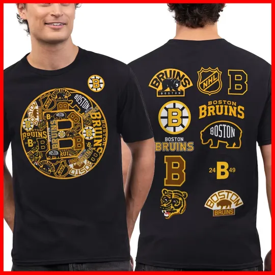Boston Bruins Starter Logo Both Side Shirt All Size S-5XL For Fan