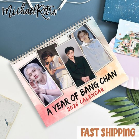 Discover Bang  StrayKids 2026 Calendar, Bang Singer StrayKids Monthly Wall Calendar, 2026 Bang Singer StrayKids Calendar