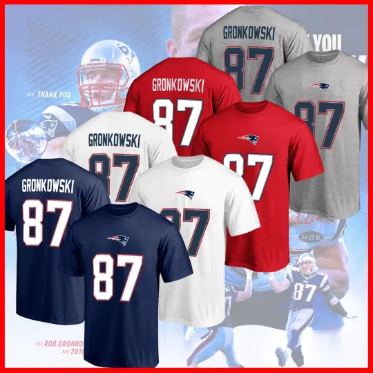 Discover Gronkowski #87 New England Football Player, Thank You Rob Gronk For Fan