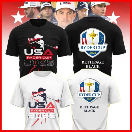 Discover USA Team 2025 Ryder Cup Bethpage 2 Sides Shirt 45th Ryder Cup