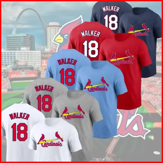 Discover J. Walker #18 St Louis Cardinals Player Name & Number Gifts For Fan HOT