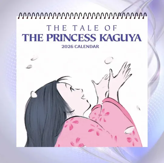 The Tale of The Princess Kaguya 2026 Calendar, Studio Ghibli Art Calendar