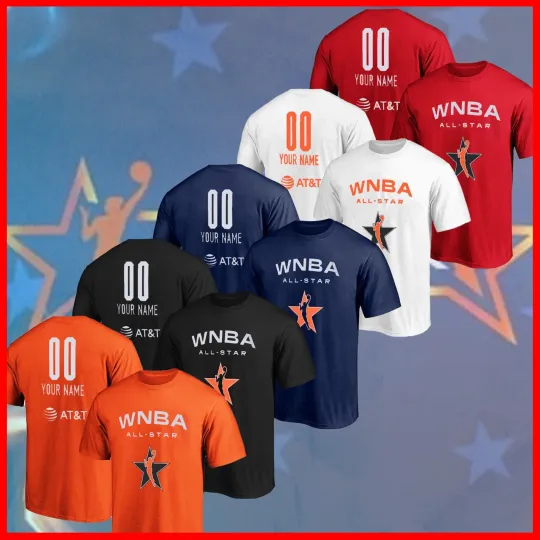 Discover Personalized 2025 WNBA All-Star Game Custom  Name & Number Fanmade