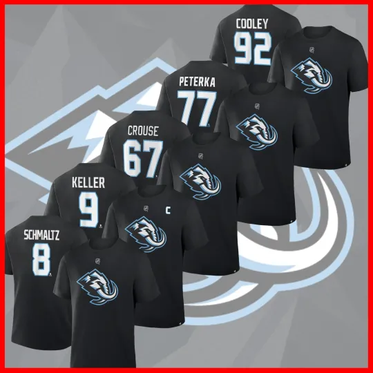 Discover Utah Mammoth JJ Peterka, Clayton Keller, Logan Cooley, Nick Schmaltz, Crouse