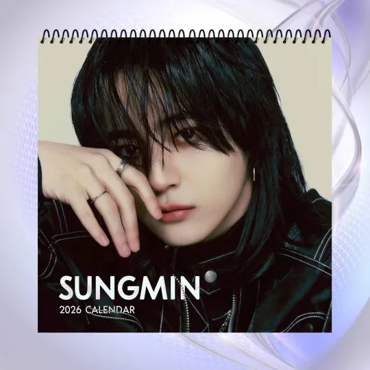 Discover Sungmin 2026 Calendar, Super Junior Kpop Idol Desk Calendar, Fan Collection Gift