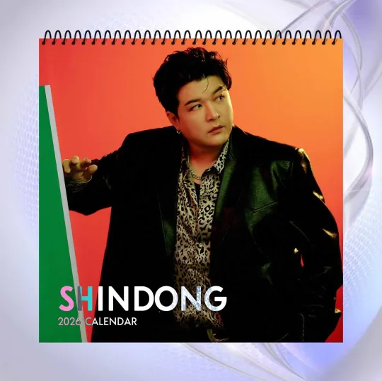 Discover Shindong 2026 Calendar, Super Junior Kpop Idol Photos, Collector Fan Gift