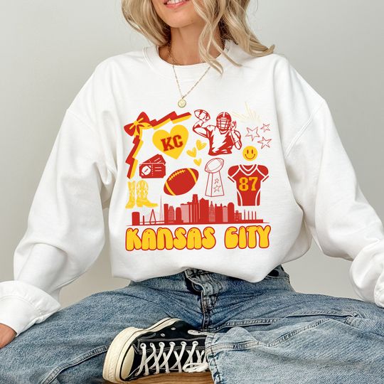 Discover Kansas City Football Sweatshirt for Youth