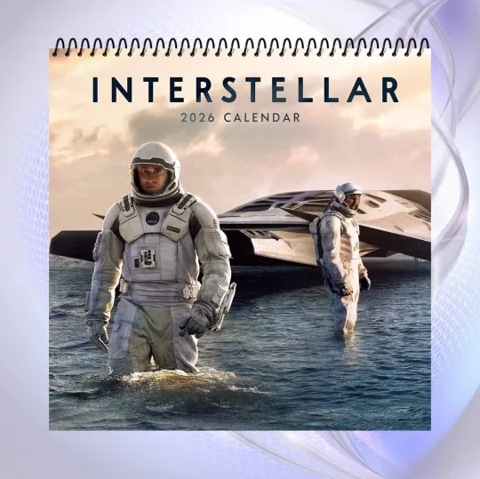 Discover Interstellar 2026 Calendar, Epic Space Adventure Movie Gift