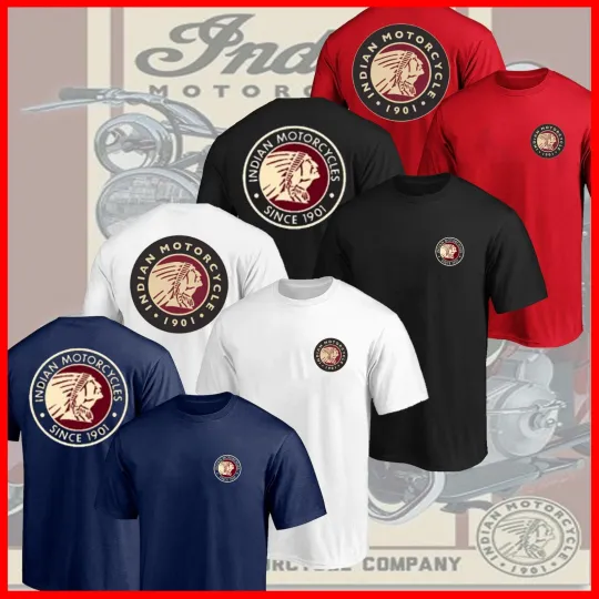 Discover Vintage Men's Motorcycle Both Sides Unisex T Shirt, Gift For Fan S-5XL