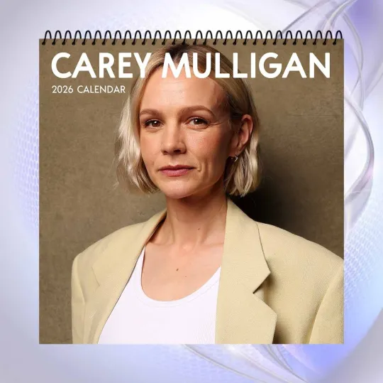 Discover Carey Mulligan 2026 Calendar, Timeless Hollywood Actress Wall Calendar