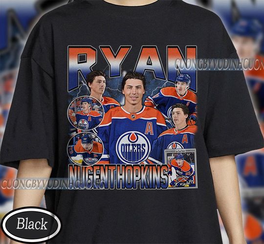 Discover Vintage Ryan Nugent-Hopkins  shirt, Ryan Nugent-Hopkins Tee, Comfort colors Ryan Nugent-Hopkins Tee, Bootleg Rap tee, Edmonton Youth Hockey