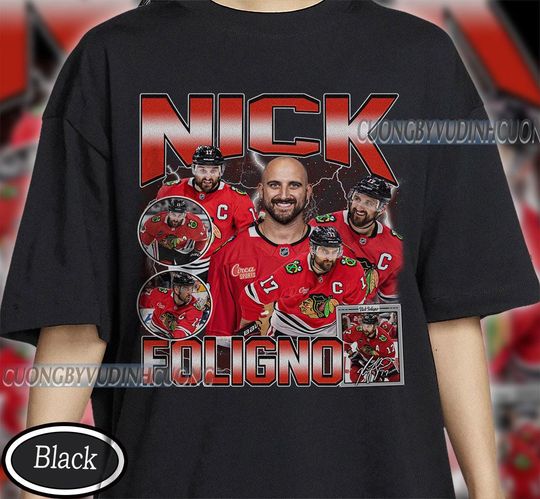 Discover Vintage Nick Foligno shirt, Nick Foligno Tee, Comfort colors Nick Foligno Tee, Bootleg Rap tee, Chicago Youth Hockey Tee