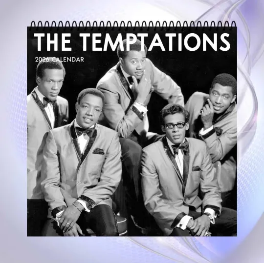 Discover The Temptations 2026 Calendar, Classic Motown Soul Wall Calendar, Music Fan Gift