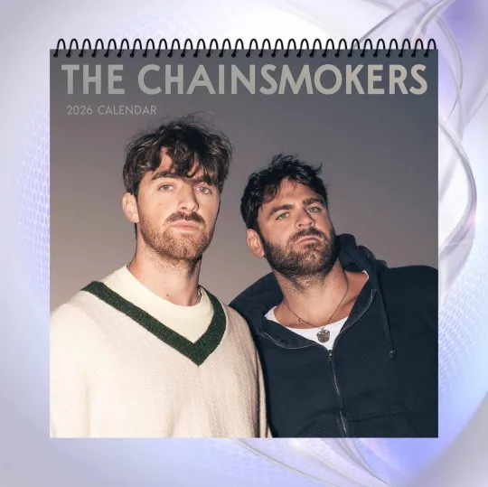 Discover The Chainsmokers 2026 Calendar, EDM DJ Duo Wall Calendar, Music Fan Gift