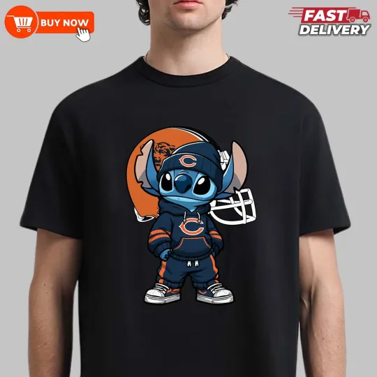 Chicago Bears Stitch Player Football T-Shirt