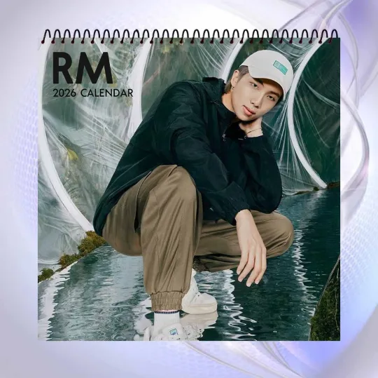RM 2026 Calendar, BTS Member Calendar, Minimalist Photography Fan Gift