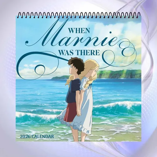 When Marnie Was There 2026 Calendar, Studio Ghibli Anime Art Calendar